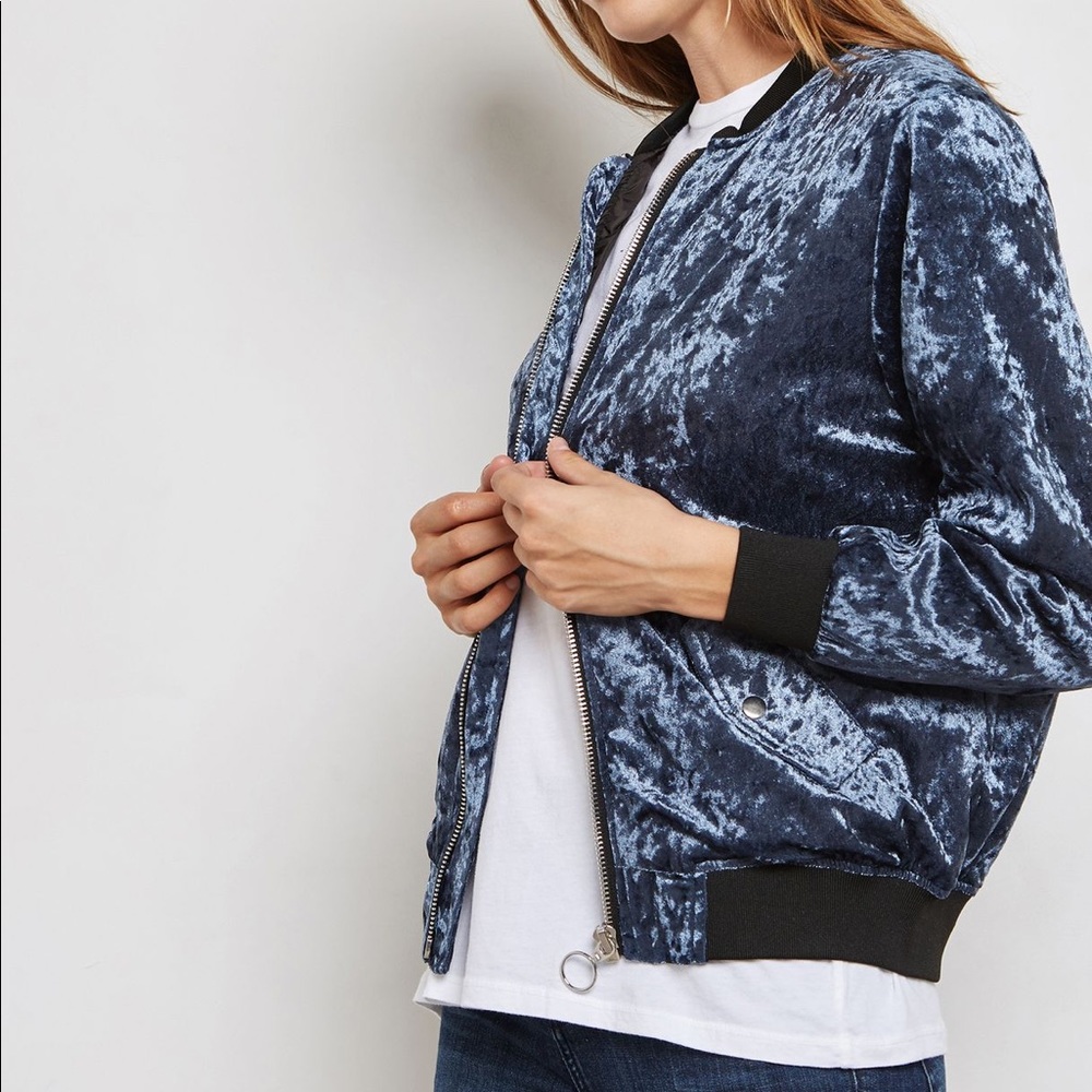 Gorgeous Blue velvet jacket